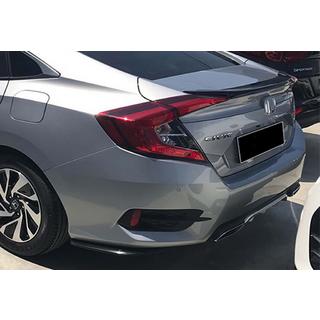 Rear Flap Extensions DPT (Gloss Black) Honda Civic Sedan X 2016-2021 photo 1
