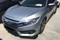 Honda Civic Sedan X 2016-2021 Front Flap Extensions DPT (Gloss Black) photo 1
