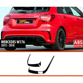 Rear Spoiler Extensions DPT (Gloss Black) Mercedes A-сlass W176 2012-2018