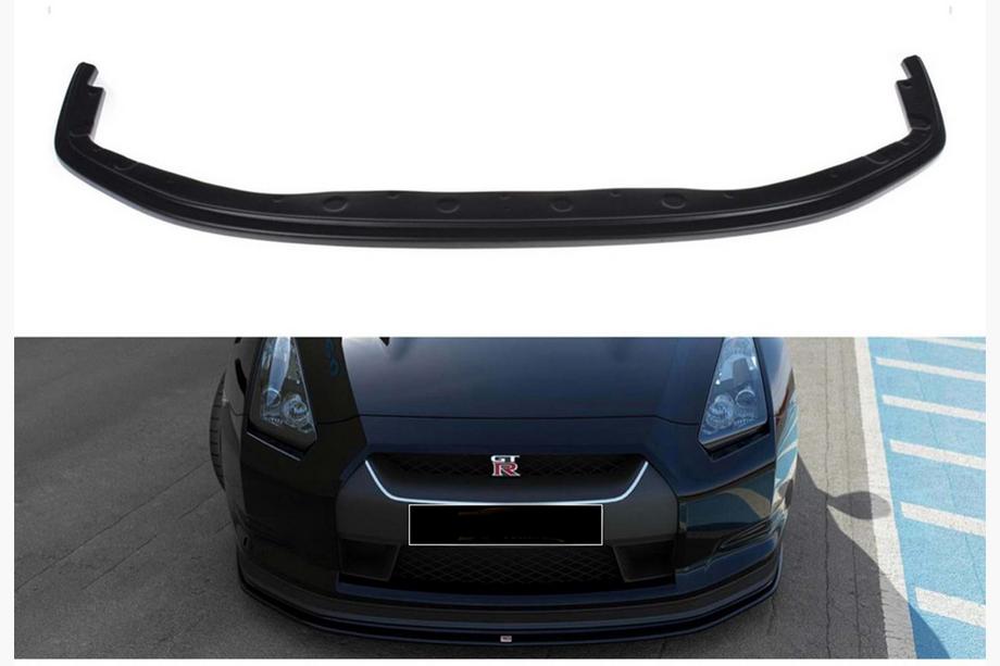 Nissan GT-R 2008-2025 Front Lip Spoiler DPT (Gloss Black) Image