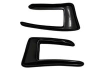 Seat Leon 2013-2020 Rear bumper extensions DPT (2017-2020, 2pcs, gloss black) photo 5