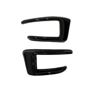 Rear bumper extensions DPT (2017-2020, 2pcs, gloss black) Seat Leon 2013-2020 photo 4