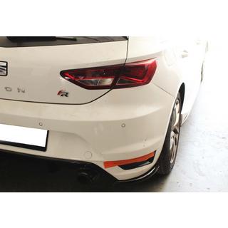 Rear Flap Extensions DPT (Gloss Black) Seat Leon 2013-2020