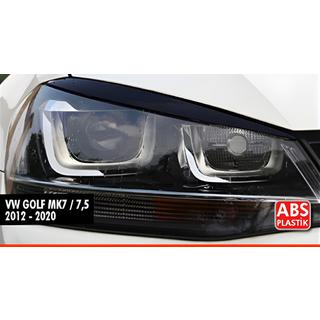 Headlight Eyelids DPT (2pcs, Gloss Black) Volkswagen Golf 7/E-Golf 2012-2020