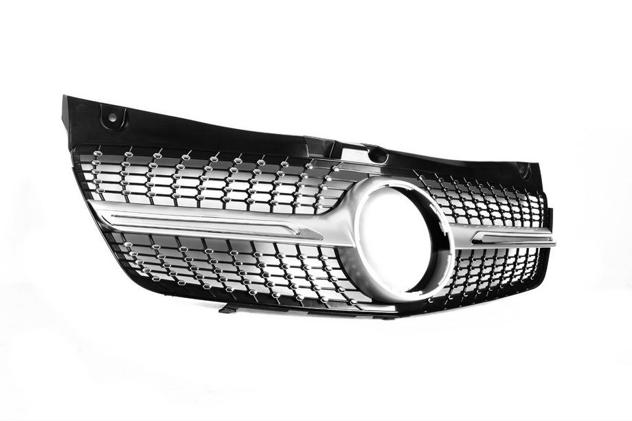Mercedes Vito W639 2004-2014 Front Grille Diamond Silver (2010-2014) Photo 5
