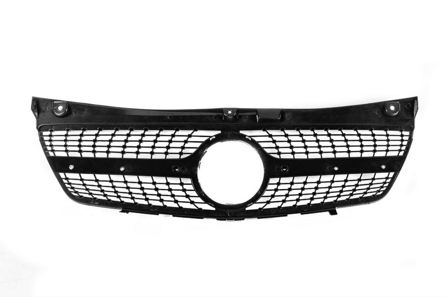 Mercedes Vito W639 2004-2014 Front Grille Diamond Silver (2010-2014) Photo 6