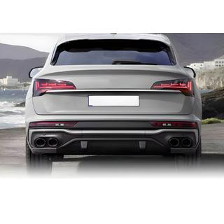 Rear Diffuser (2020-2024, with Black Tips) Audi Q5 2017-2025 photo 2