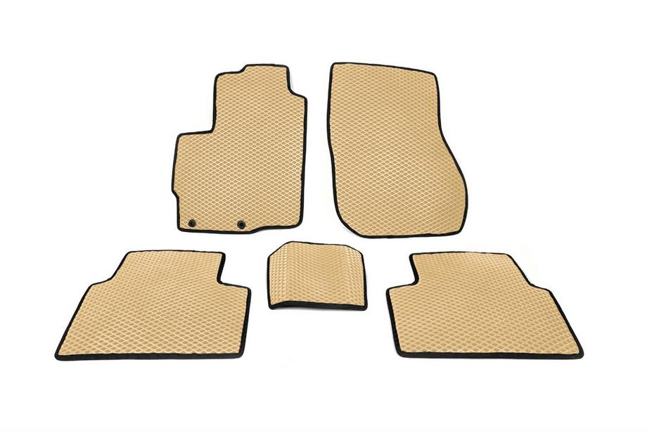 Peugeot 4007 2007-2013 EVA Floor Mats (Beige) Image