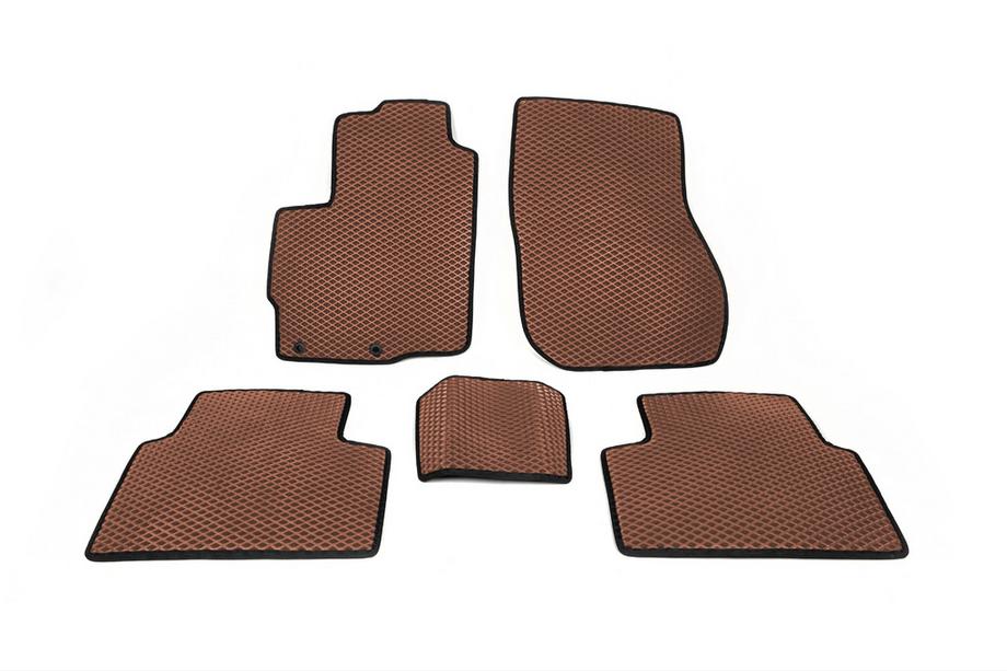 Peugeot 4007 2007-2013 EVA Floor Mats (Brown) Image