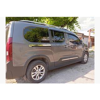 Stainless Steel Sliding Door Mouldings (2 pcs) Citroen Berlingo/Multispace 2018- photo 1