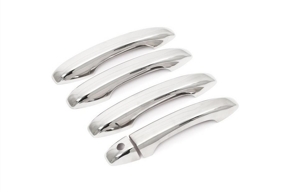 Dacia Duster 2024- Door Handle Covers Omsa Line (4 pcs, Stainless Steel) Image