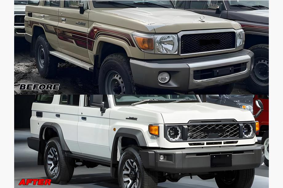 Toyota Land Cruiser 70 1984- 2024 Facelift Kit Photo 1