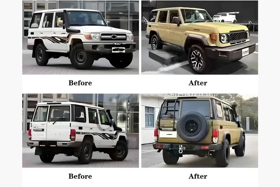 Toyota Land Cruiser 70 1984- 2024 Facelift Kit Photo 3