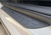Mitsubishi Outlander 2012-2021 Door Sill Protectors DPT (2015-2021) (ABS) (4pcs) (matte black) photo 1