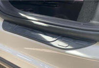 Mitsubishi Outlander 2012-2021 Door Sill Protectors DPT (2015-2021) (ABS) (4pcs) (matte black) photo 4