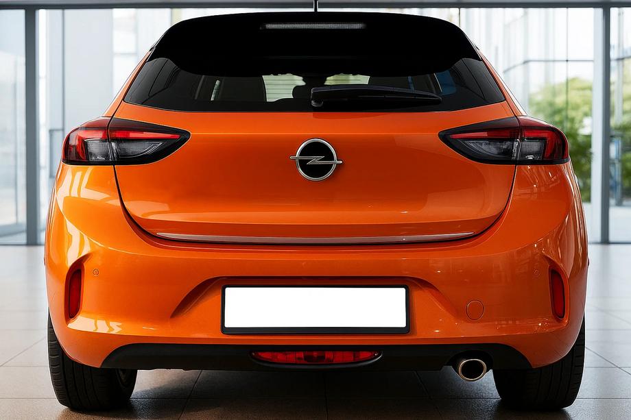 Opel Corsa F 2019- Trunk trim stainless steel Photo 1