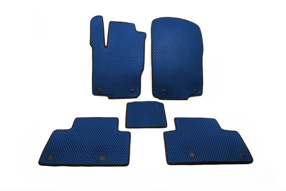 Mercedes GL/GLS class X166 2012-2019 EVA Floor Mats (Blue) Image