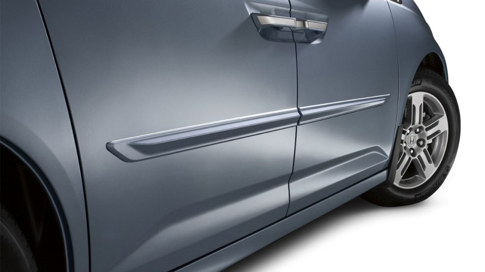 What are moldings on a car?