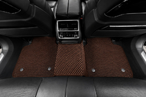 BMW 7 Series G11/G12 2015-2022 EVA Floor Mats (for G12, Brown) photo 3