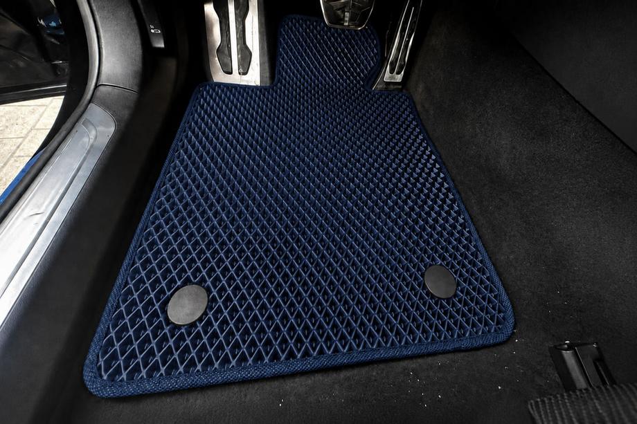 BMW 7 Series G11/G12 2015-2022 EVA Floor Mats (for G12, Blue) Image