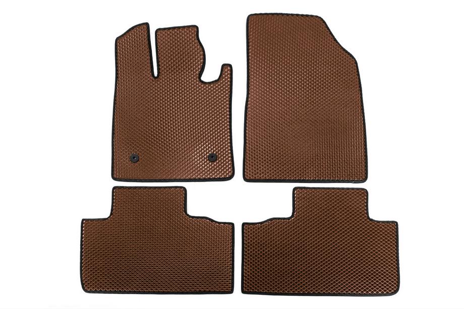 BYD Song Plus EV/Seal U 2020– EVA Floor Mats (for BYD Song Plus EV, Brown) Image