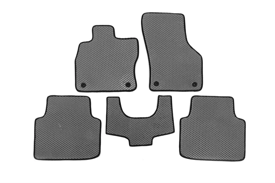 Skoda Superb 2015-2024 EVA Floor Mats (No Footrest, Gray) Image