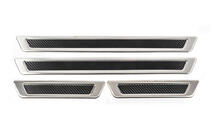 Universal Carbon Door Sill Protectors (4 pcs, Stainless Steel) photo 2