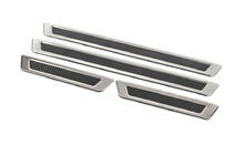 Universal Carbon Door Sill Protectors (4 pcs, Stainless Steel) photo 3