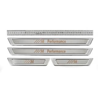Universal Door Sill Protectors BMW M Performance V-1 (4 pcs, stainless steel) photo 2