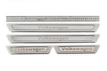 Volkswagen Universal Door Sill Protectors Volkswagen V-1 (4 pcs, Stainless Steel) photo 1