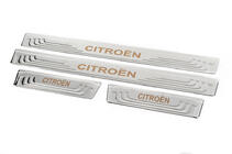 Citroen Universal door sill protectors Citroen V-2 (4 pcs, stainless steel) photo 3