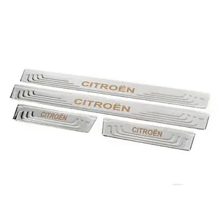 Universal door sill protectors Citroen V-2 (4 pcs, stainless steel) photo 3