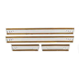 Universal door sill protectors Citroen V-2 (4 pcs, stainless steel) photo 4