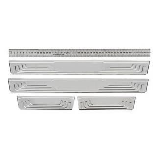 Universal Door Sill Protectors Toyota V-2 (4 pcs, Stainless Steel) photo 1