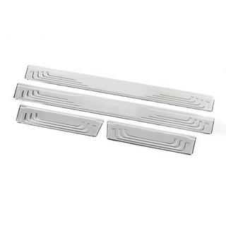 Universal Door Sill Protectors Toyota V-2 (4 pcs, Stainless Steel) photo 2