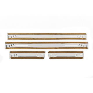 Universal Door Sill Protectors Toyota V-2 (4 pcs, Stainless Steel) photo 3