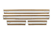 Renault Megane I 1996-2004 Door Sill Protectors V-2 (4 pcs, Stainless Steel) photo 4