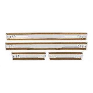 Door Sill Protectors V-2 (4 pcs, Stainless Steel) photo 4