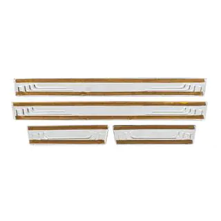 Universal Door Sill Protectors BMW V-2 (4 pcs, Stainless Steel) photo 4