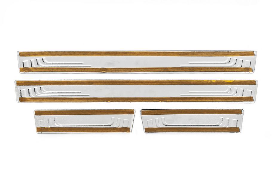BMW Universal Door Sill Protectors BMW V-2 (4 pcs, Stainless Steel) Photo 4