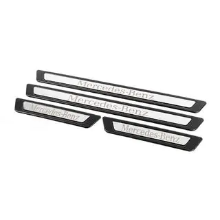 Universal Door Sill Protectors Mercedes V-3 (4 pcs, Stainless Steel) photo 3