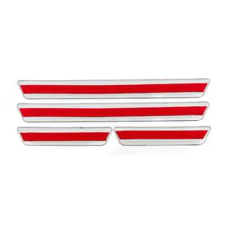 Universal Door Sill Protectors Mercedes V-3 (4 pcs, Stainless Steel) photo 4