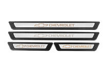 Chevrolet Universal Door Sill Protectors Chevrolet V-3 (4 pcs, Stainless Steel) photo 2