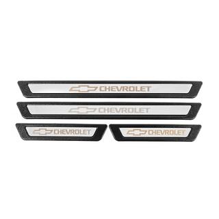 Universal Door Sill Protectors Chevrolet V-3 (4 pcs, Stainless Steel) photo 2