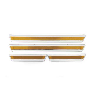 Universal Door Sill Protectors Chevrolet V-3 (4 pcs, Stainless Steel) photo 4