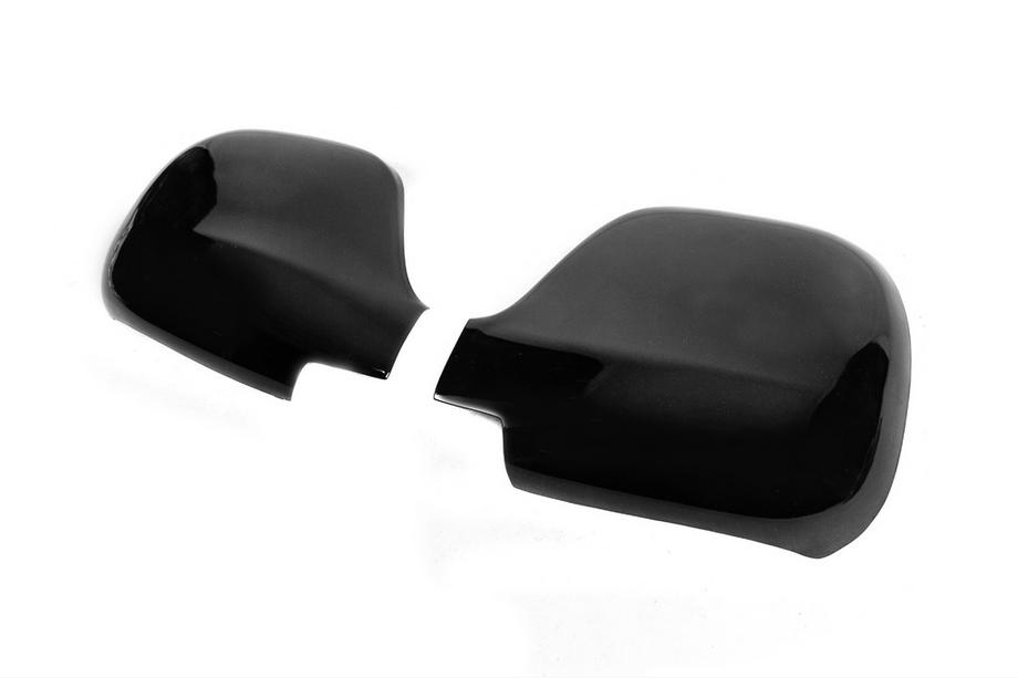 Mercedes Vito W639 2004-2014 Black Mirror Covers (2004-2010, Stainless Steel) Photo 3