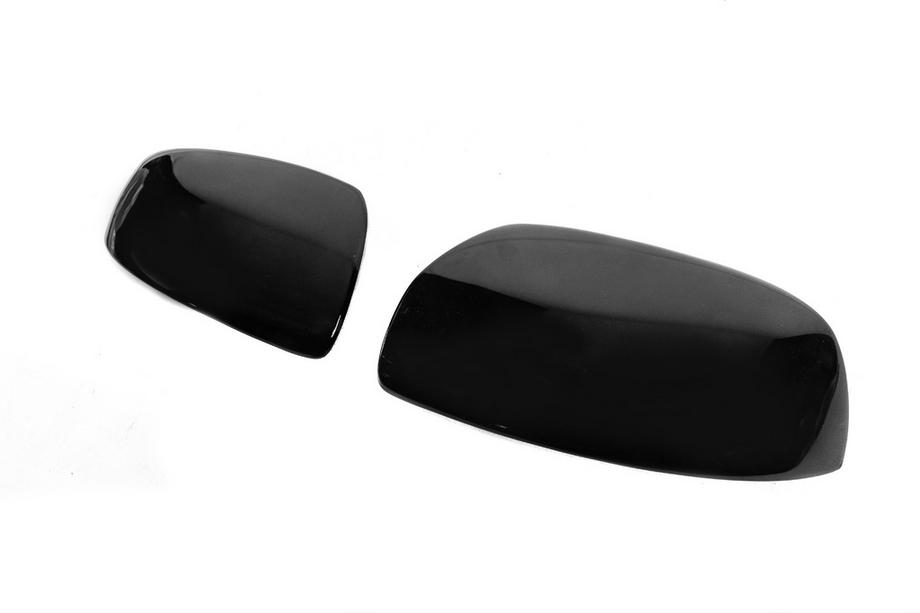 Mercedes Vito W639 2004-2014 Black Mirror Covers (2010-2014, Stainless Steel) Photo 3