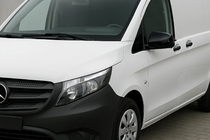 Mercedes Vito/V-class W447 2014- Black Mirror Covers (Stainless Steel) photo 1