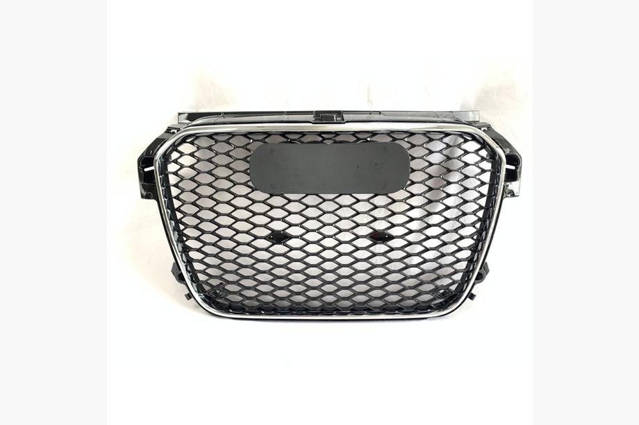 Audi A1 2010-2018 Front Grille RS-Style V-1 (2010-2014, black with chrome) Image