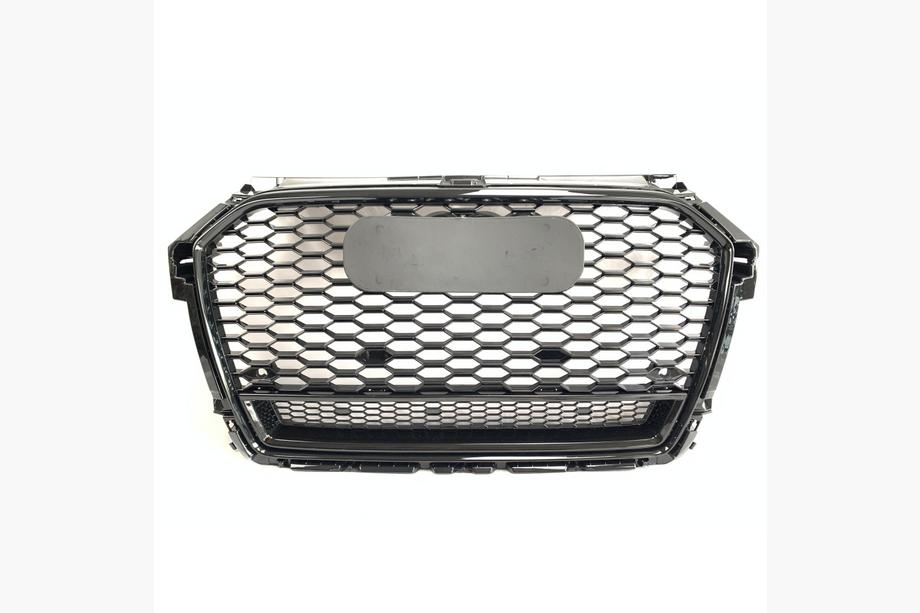 Audi A1 2010-2018 Front Grille RS-Style (2010-2014, black with chrome) Image
